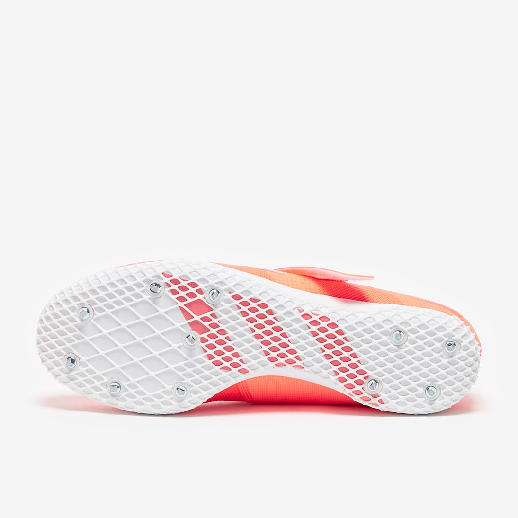 adidas adizero High Jump Signal Coral/Silvermet/Ftwr White Mens Shoes