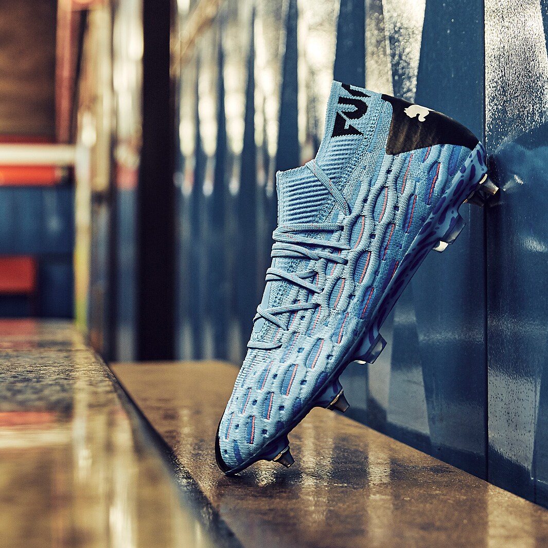 シューズ Puma future Puma Future 5.1 Netfit Mix SG - Blu Luminoso/Nero/Rosa Alert