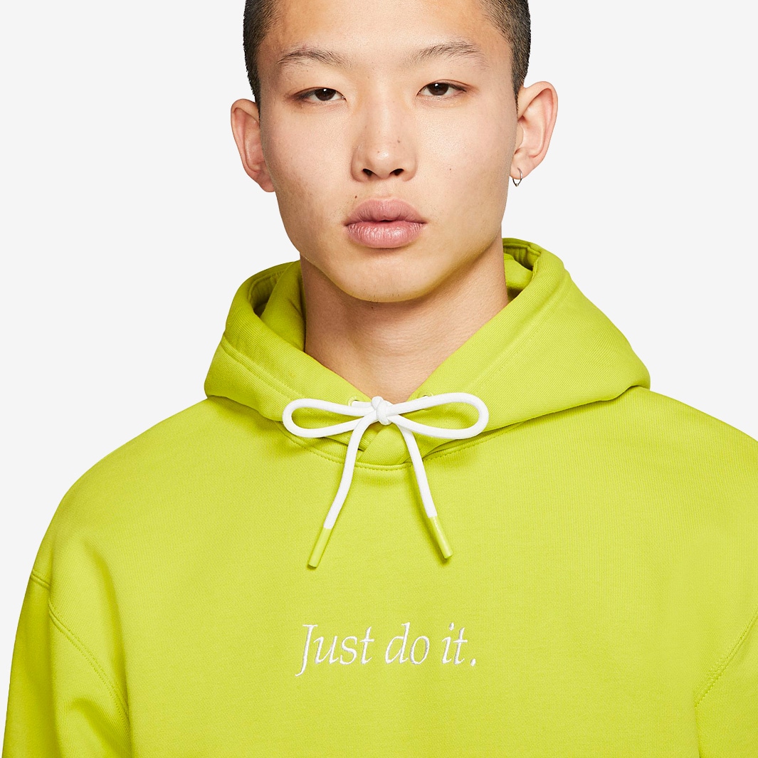 Nike just do it hoodie outlet yellow