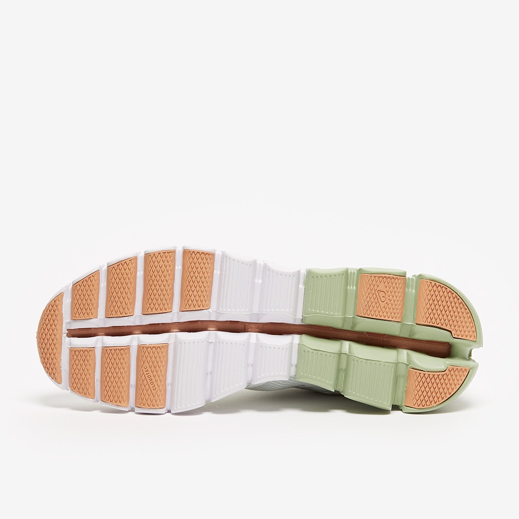 On Womens Cloudflow Aloe/White Womens Shoes