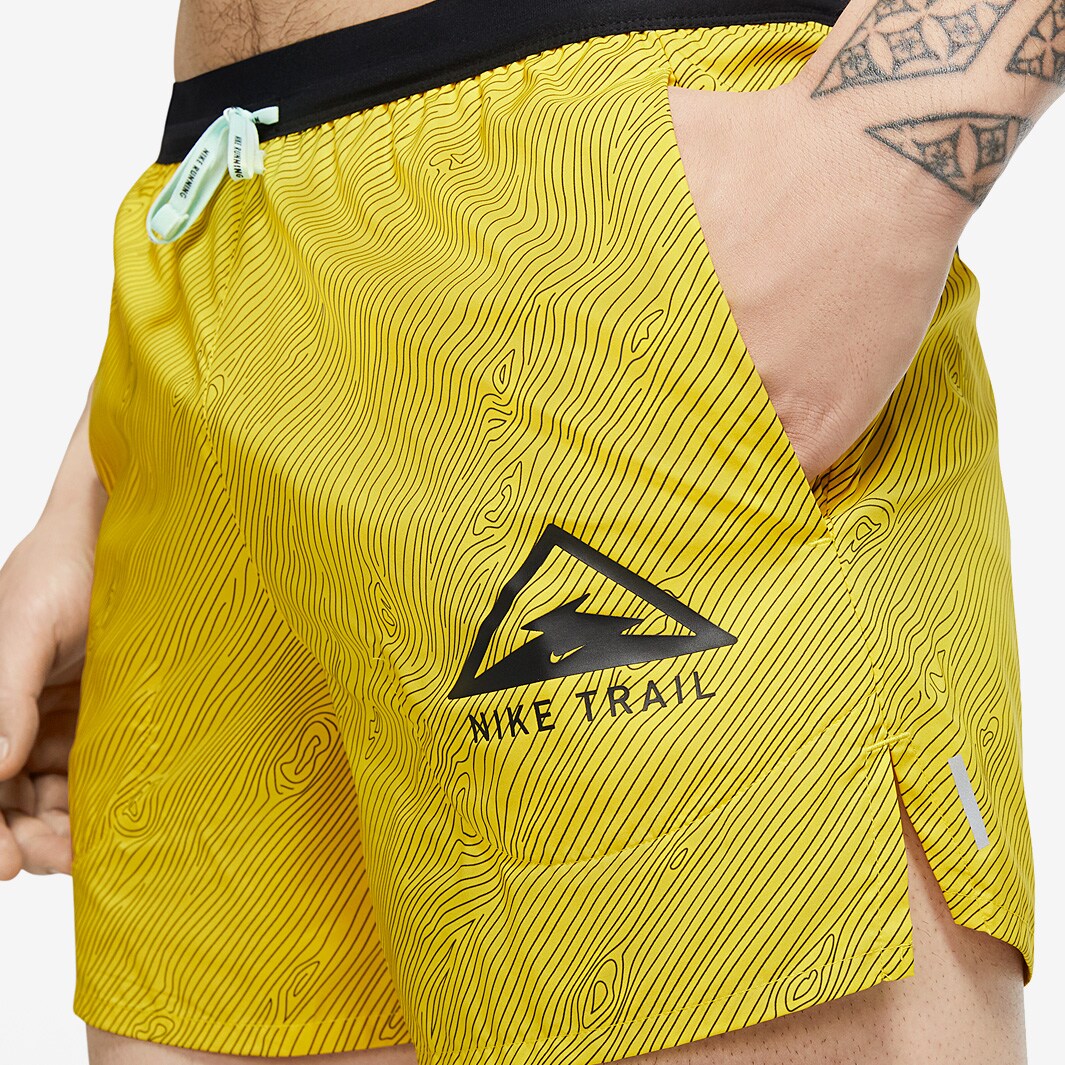 nike pro combat shorts yellow