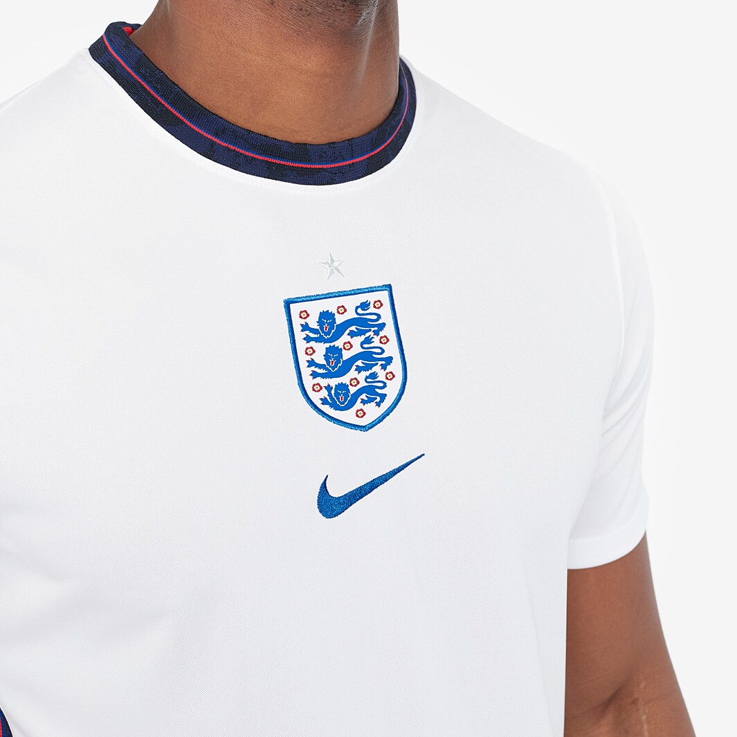 Nike England 2020 Home Stadium SS Shirt White/Sport Royal Mens