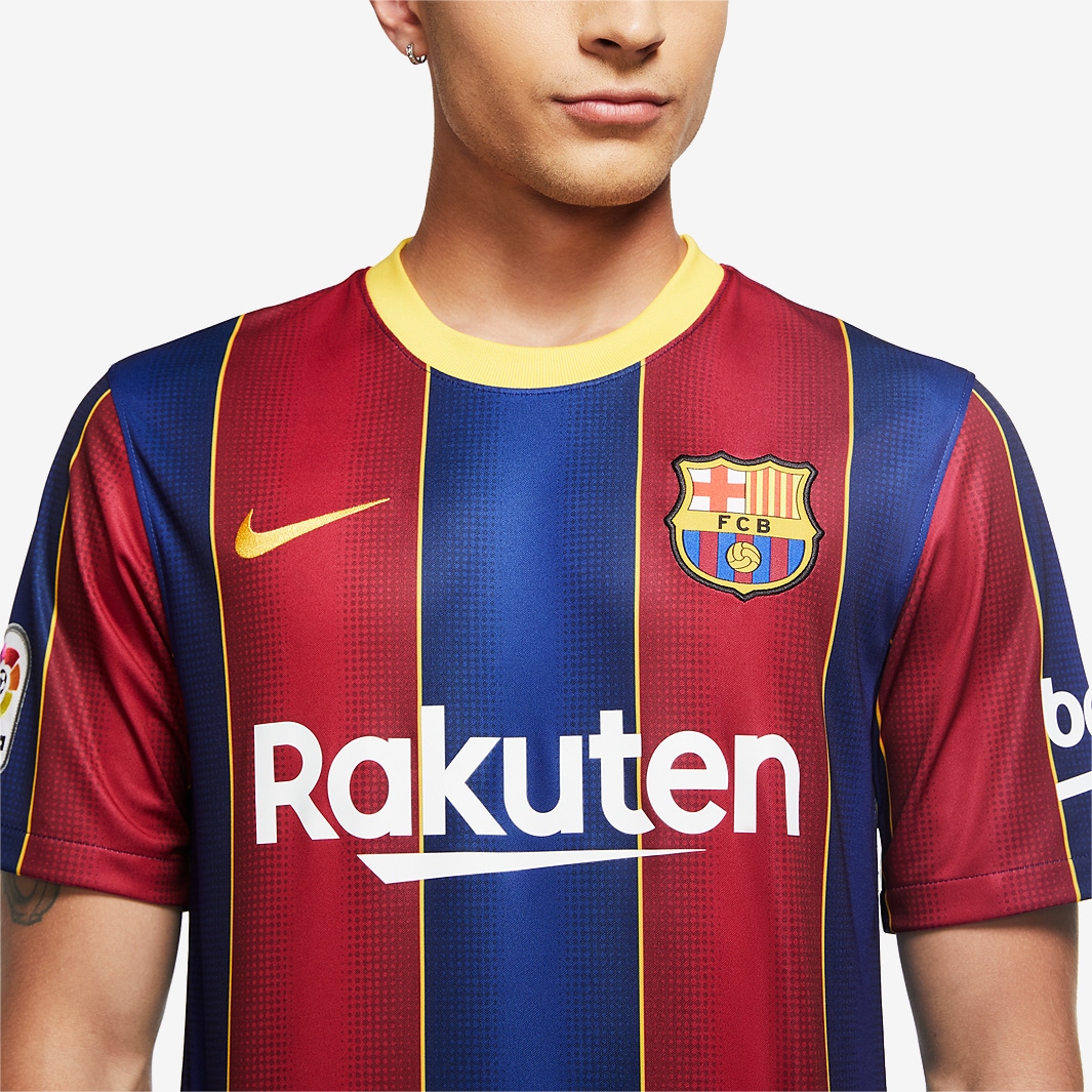 Nike Kids FC Barcelona 2020/21 Home Jersey Deep Royal Blue/Varsity