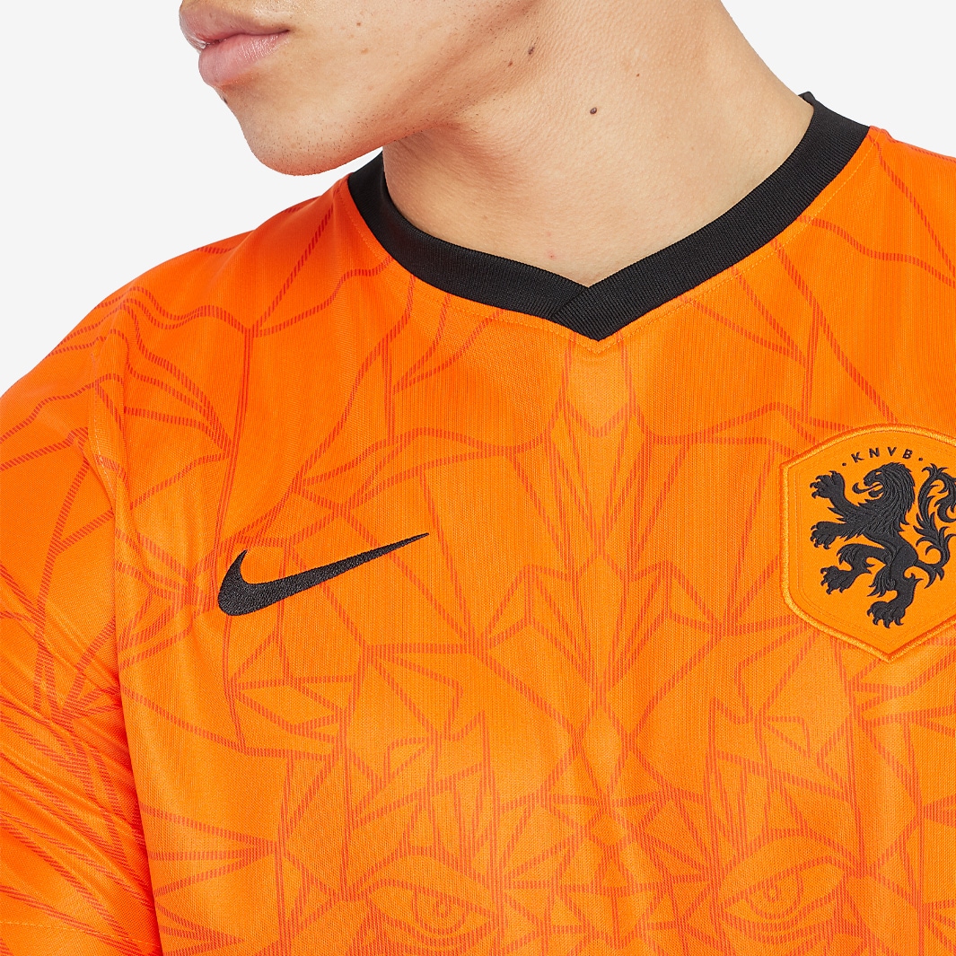 Nike Netherlands T-Shirt (Black/Orange) - Soccer Wearhouse