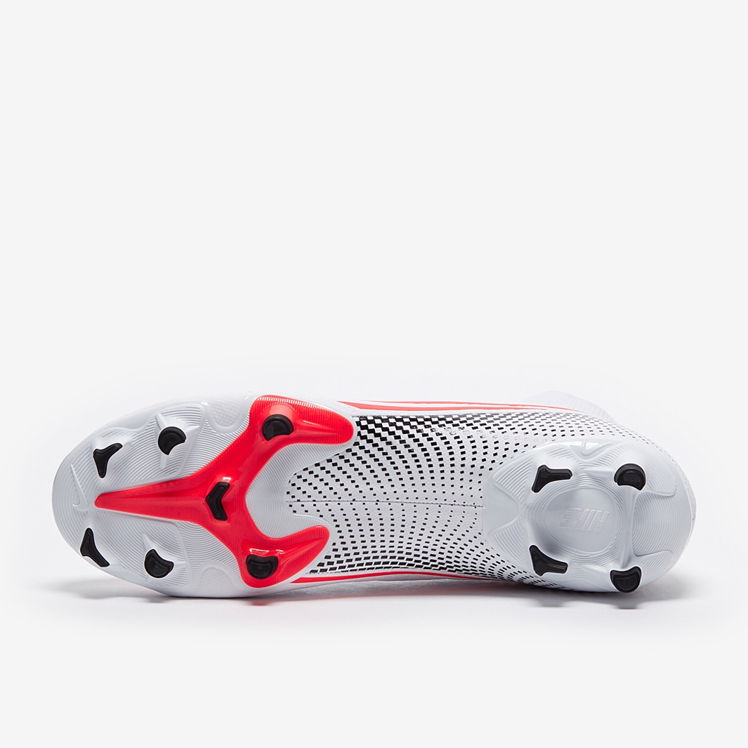 nike mercurial superfly 7 white and red