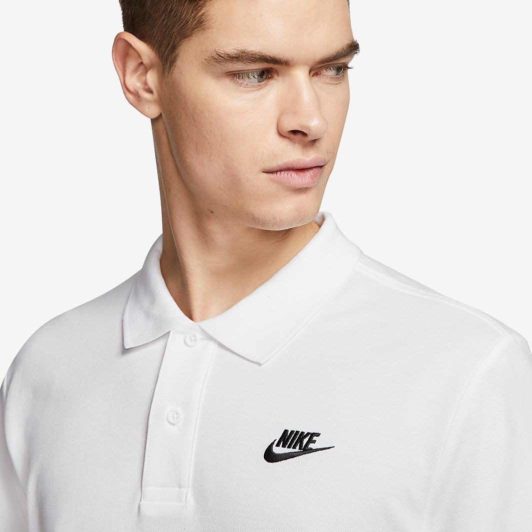 Nike Sportswear Polo Matchup White/Black Mens Clothing