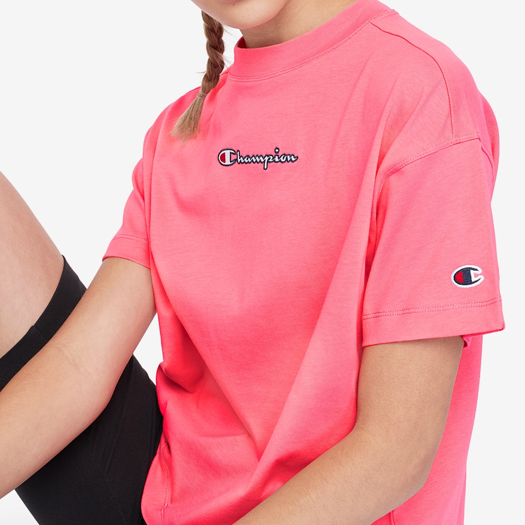 Champion t shirt hotsell womens pink