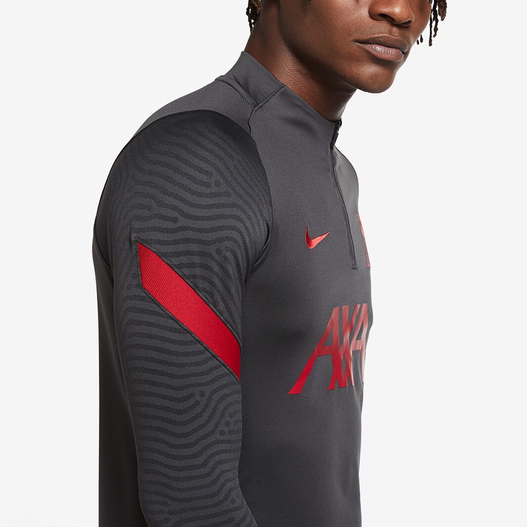NIKE - リバプール　20-21 DryStrike DrillTop L Nike Liverpool 20/21 Dry Strike Drill Top - Anthracite/Gym