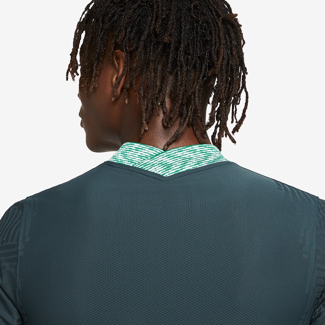 Nike Nigeria 20/21 Away Vapor Match Jersey - Seaweed/White - Mens