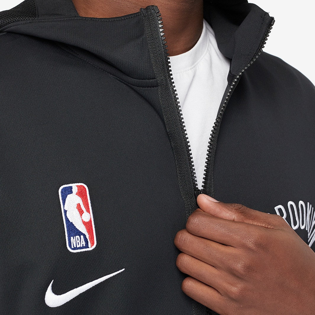 Nike Brooklyn Nets Therma Flex Showtime Hoodie Black NBA 940112