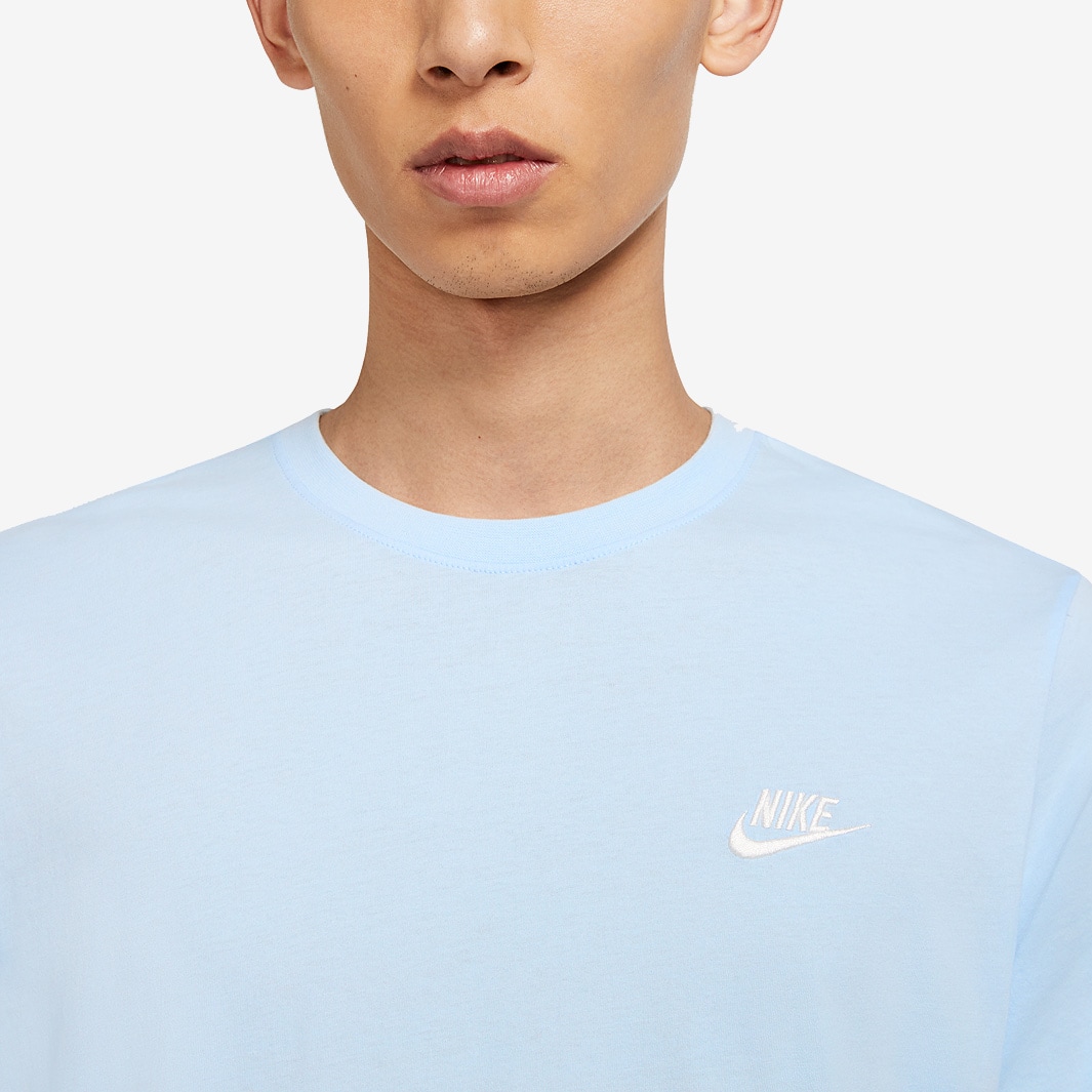 pago Llamarada marrón Camiseta Nike Sportswear Club - Azul celeste/Blanco-Ropa para hombre |  Pro:Direct Soccer