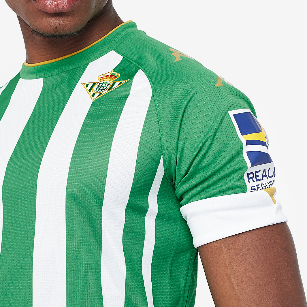 Maillot officiel Real Betis Balompié marque Kappa taille M numéro 5 Bartra | eBay