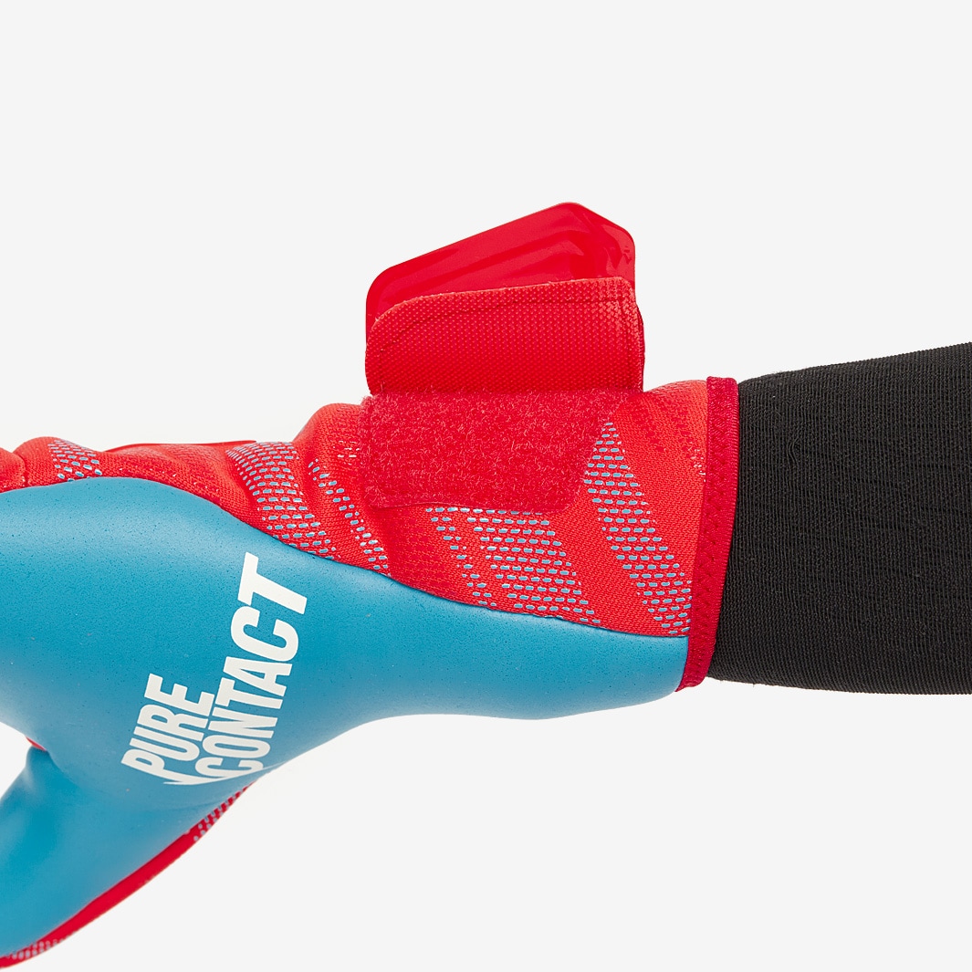 Reusch Pure Contact Aqua Red/Aqua Blue Mens Goalkeeper Gloves