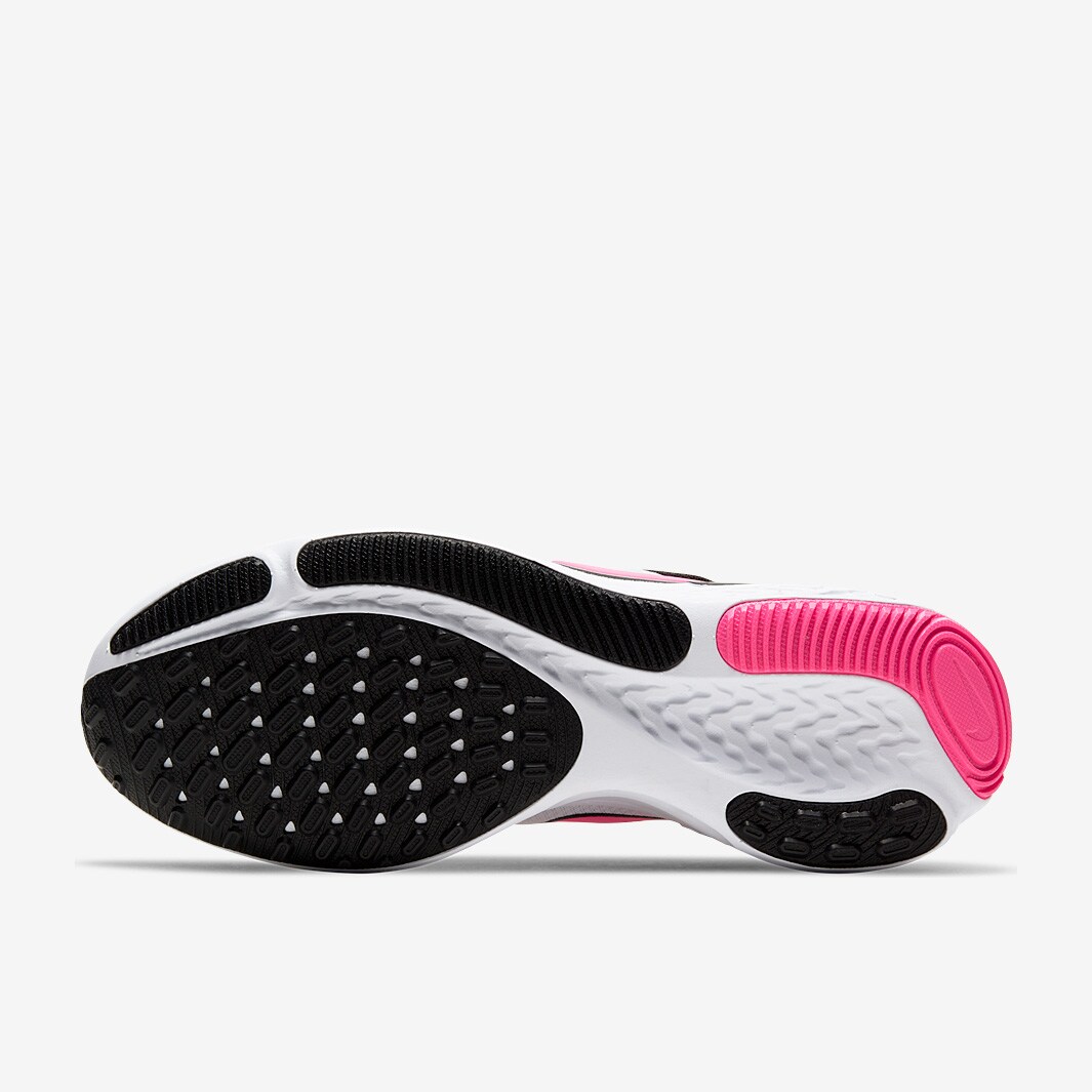 Nike Womens React Miler White/Pink Blast-Black Womens Shoes