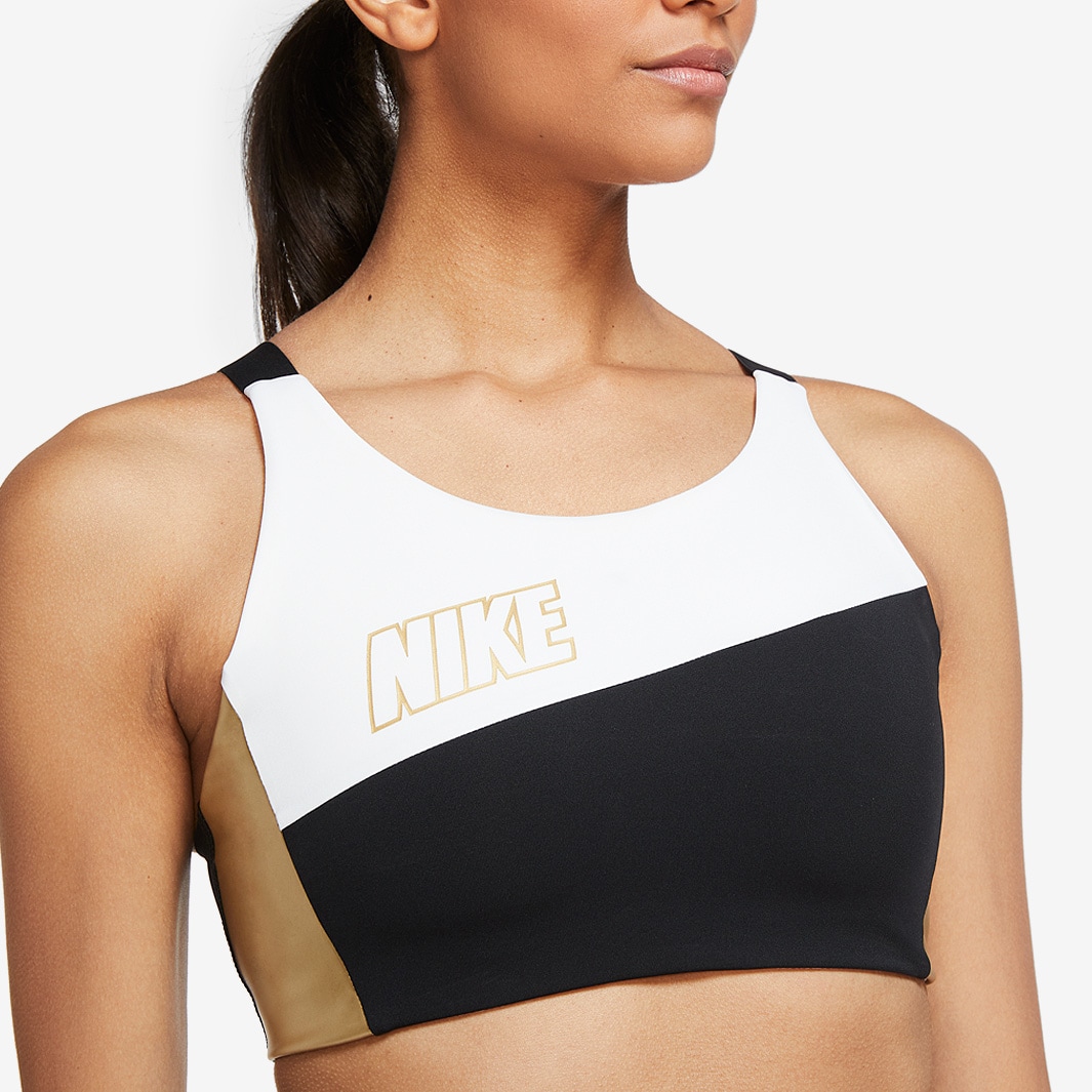 Nike Womens Medium Support Metallic Sports Bra
