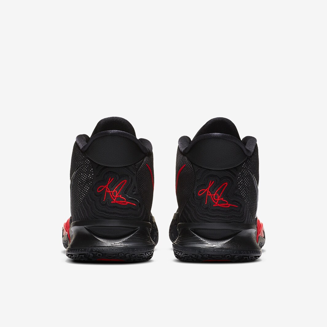 nike kyrie 7 basketball shoes black and red