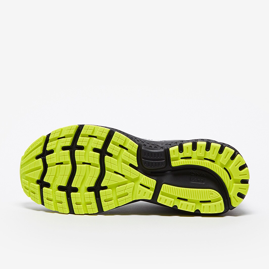 Brooks Ghost 13 White/Black/Nightlife Mens Shoes