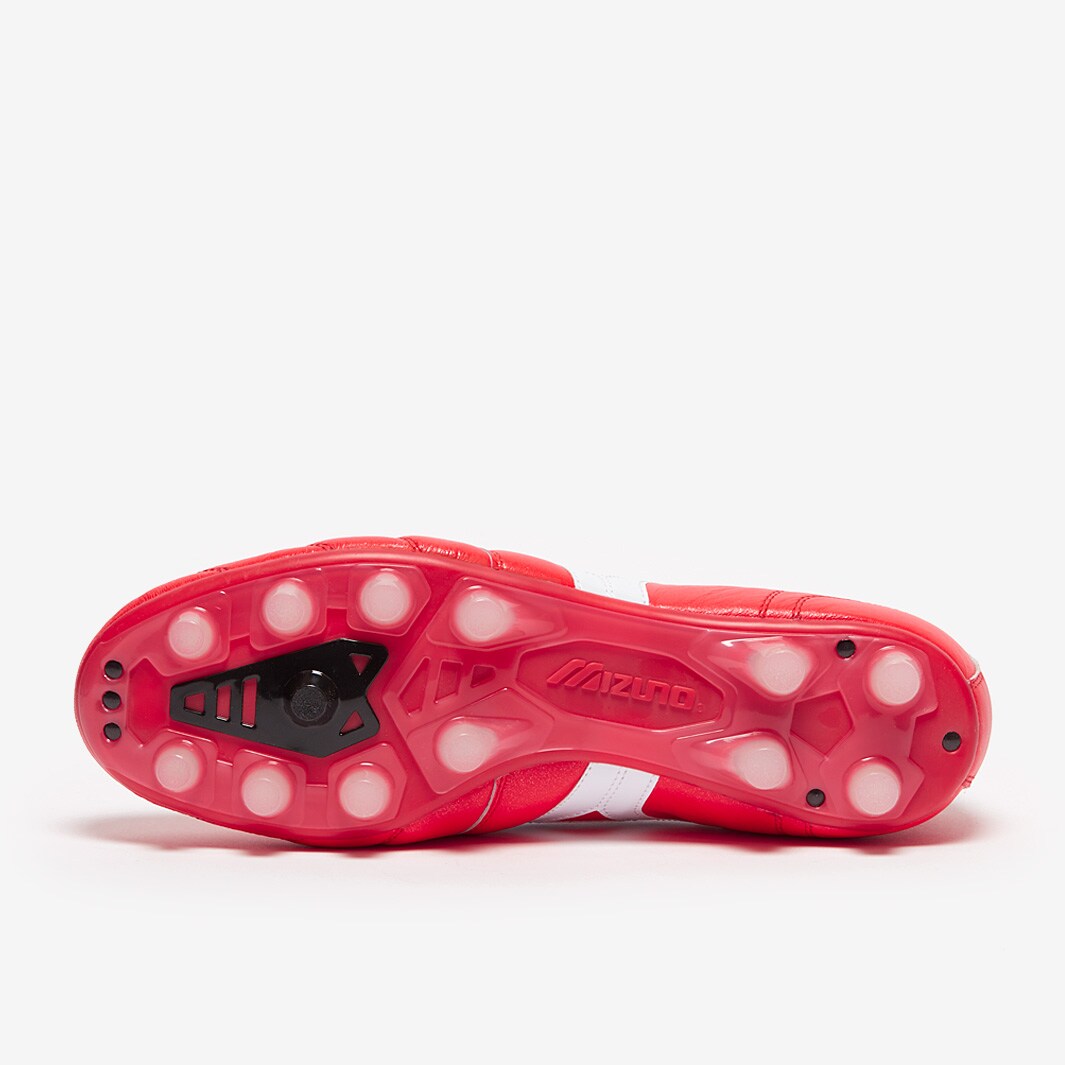 Mizuno Morelia II Made In Japan FG - Ignition Red/White