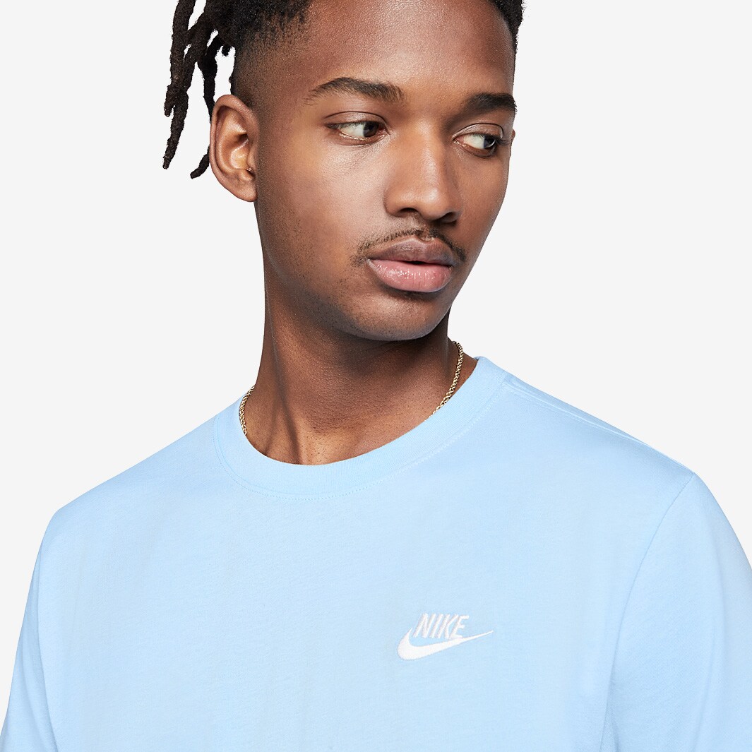 nsw club crewneck psychic blue white