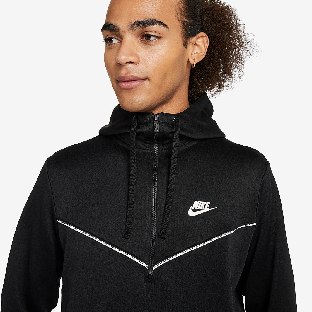 sudadera nike blanca con tres logos
