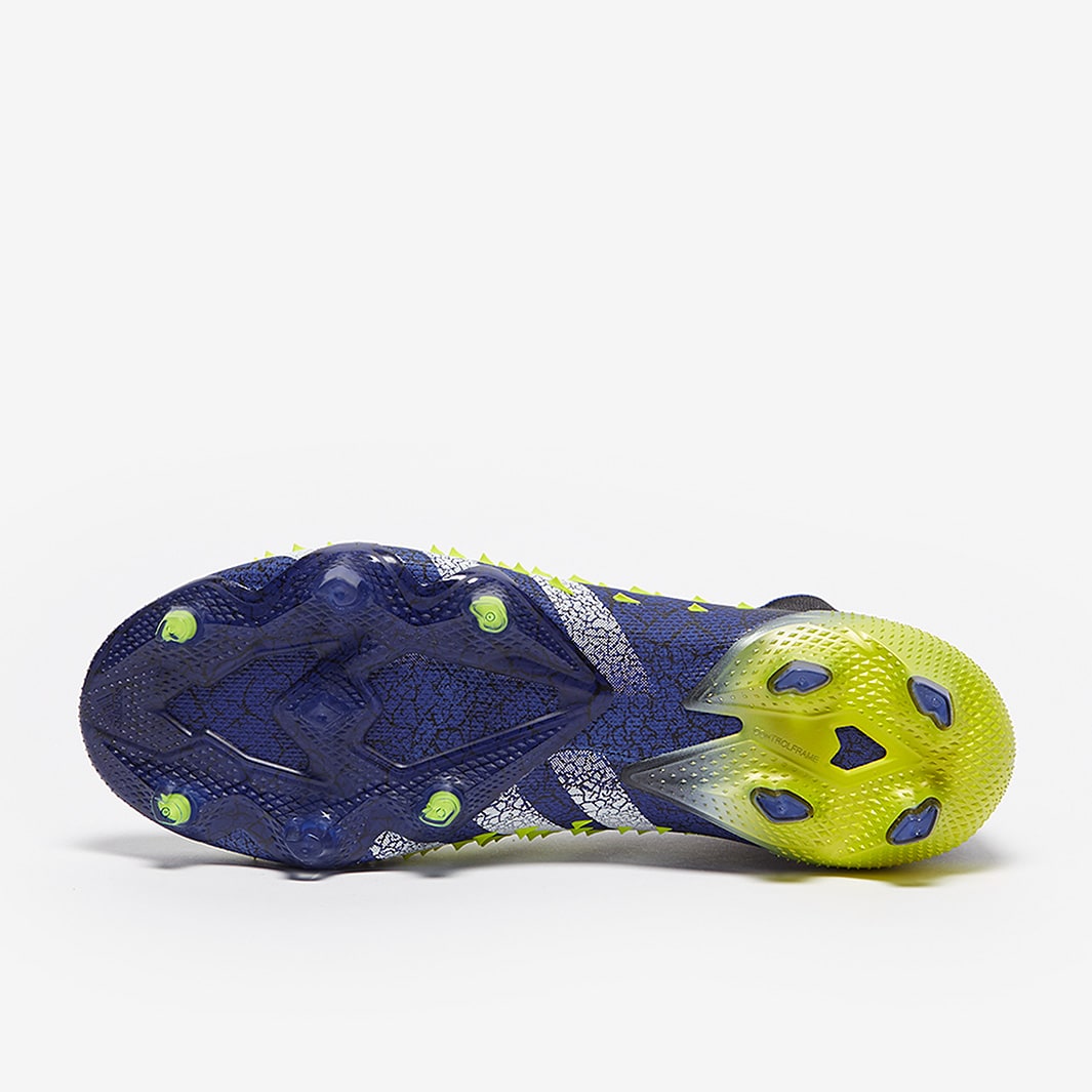 adidas Predator Freak+ FG - Blue/Core Black/White/Solar Yellow