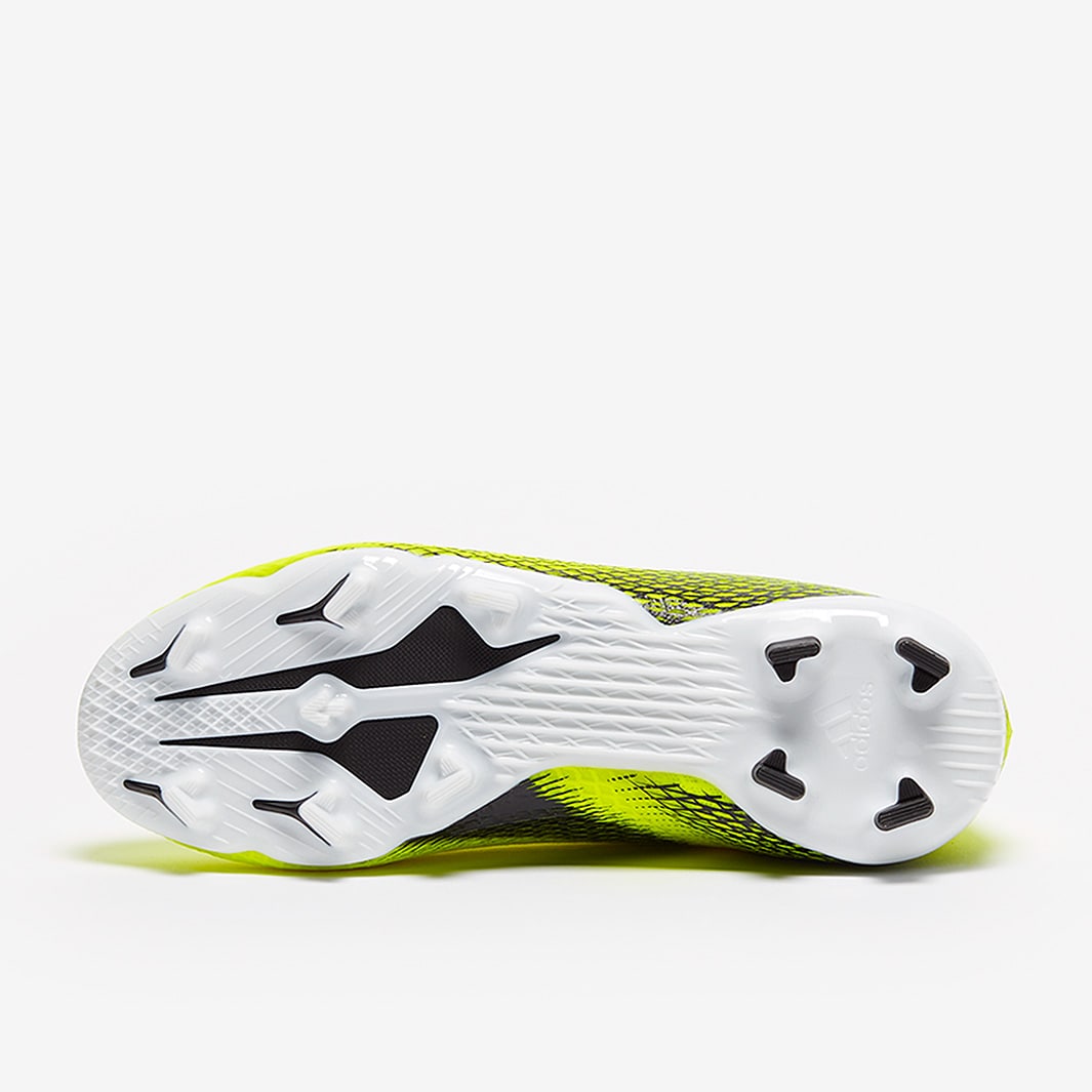 adidas Kids X Ghosted .3 Laceless FG - Solar Yellow/Core Black/Team ...