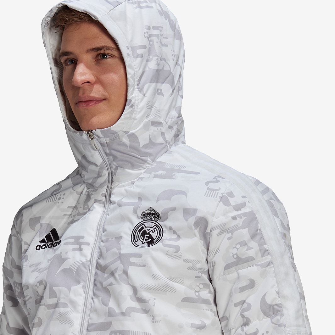 Real Madrid adidas ジャージ XL ホワイト メンズ adidas DNA トラックトップ 24/25 ホワイト - レアル