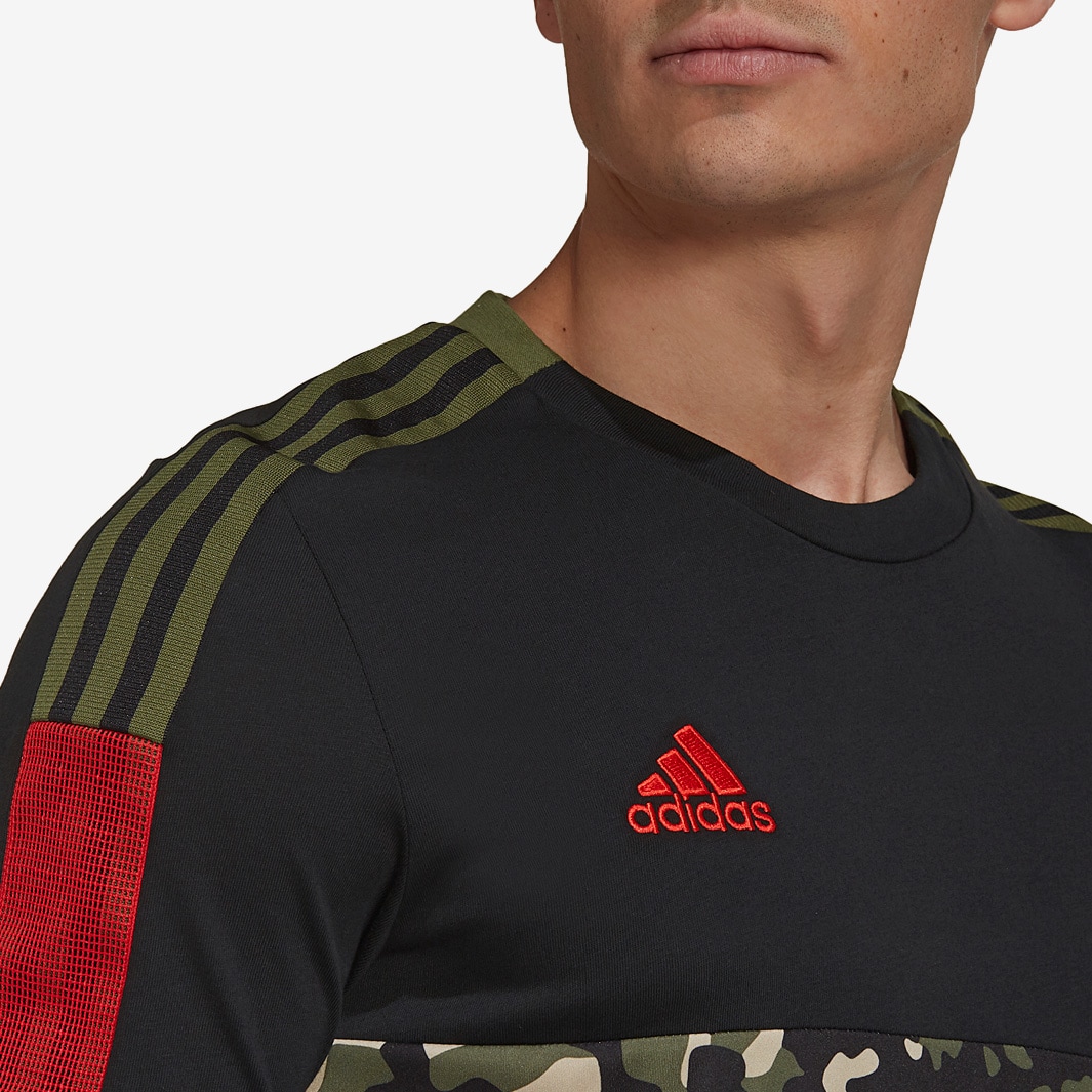 Camiseta Adidas Tiro Negro Negro Ropa Para Hombre Pro Direct Soccer