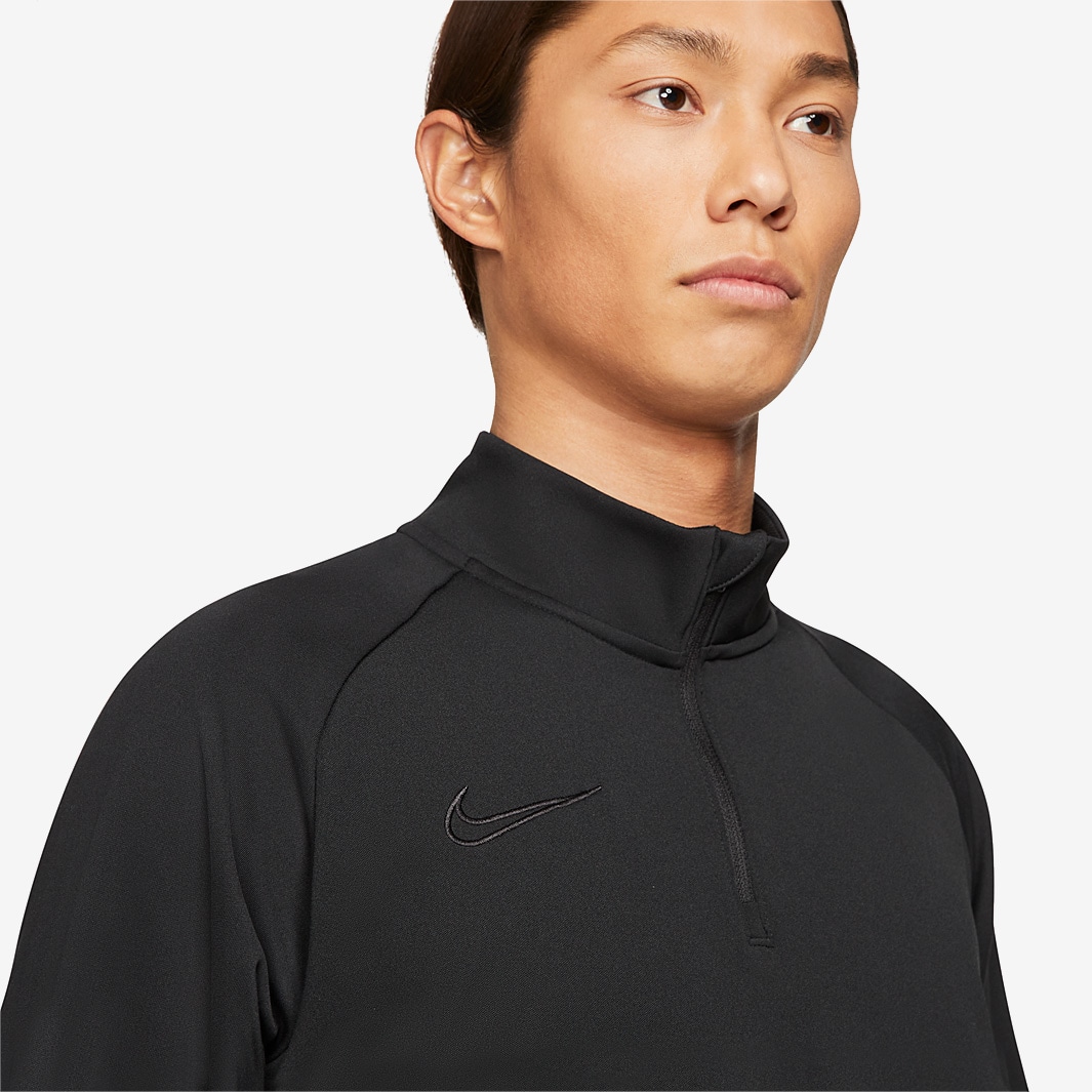 Nike Dry Academy Drill Top - Black/Black - Tops - Mens Clothing