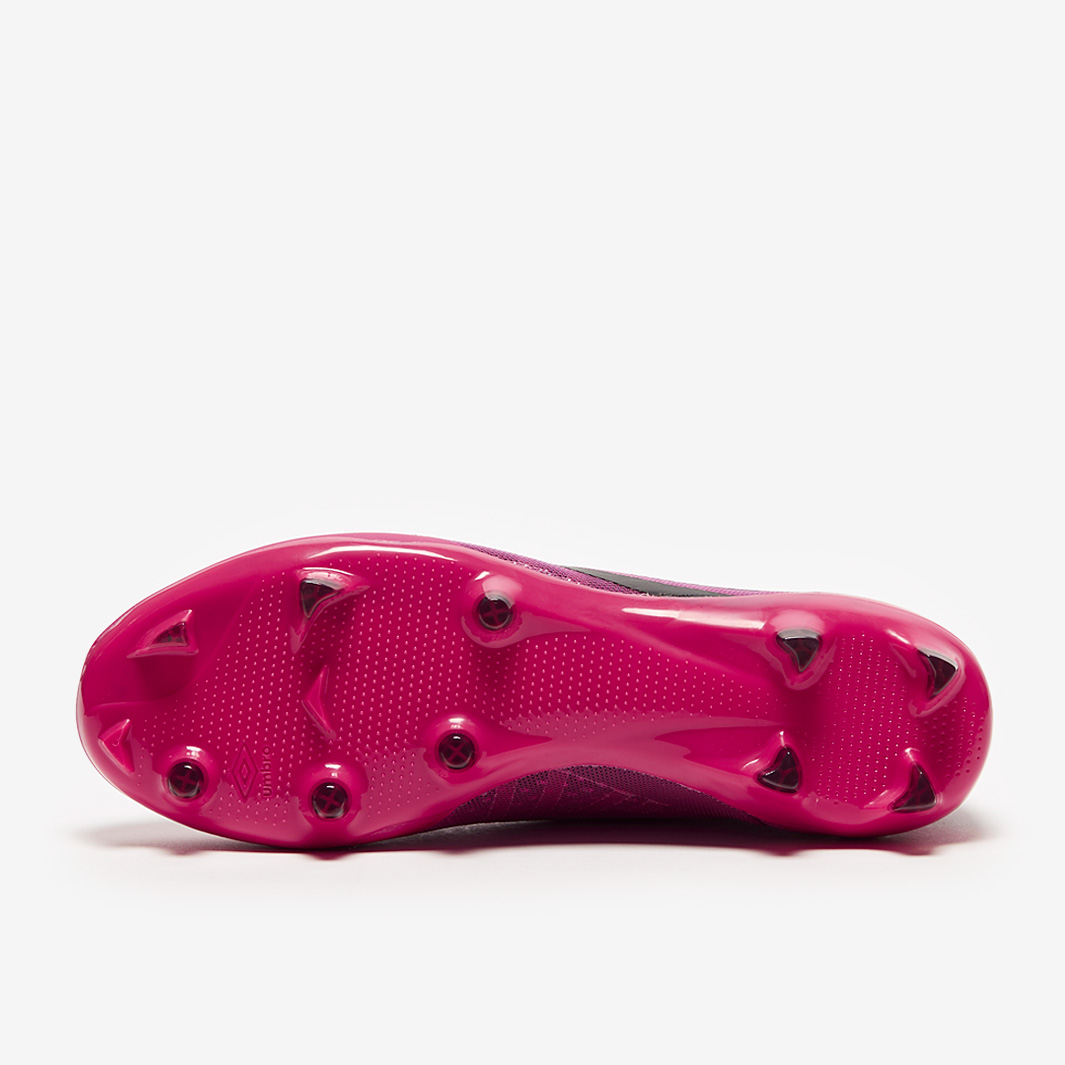Crampons Umbro Velocita Pro HG - Blanc/Rose - US 10 UK 9 - Occasion