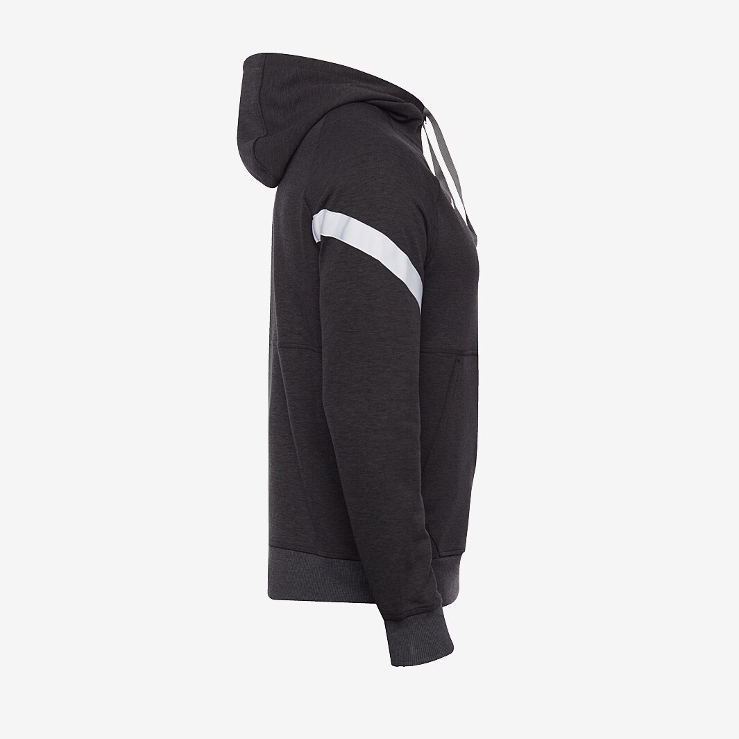 Nike Strike 21 Half Zip Fleeced Hoodie Black/Heather/White Mens