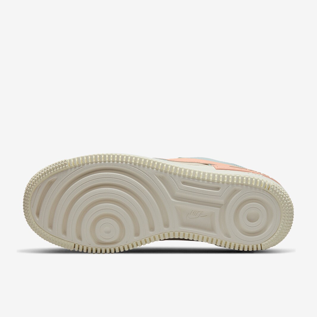 nike air force 1 shadow sail barely green crimson tint