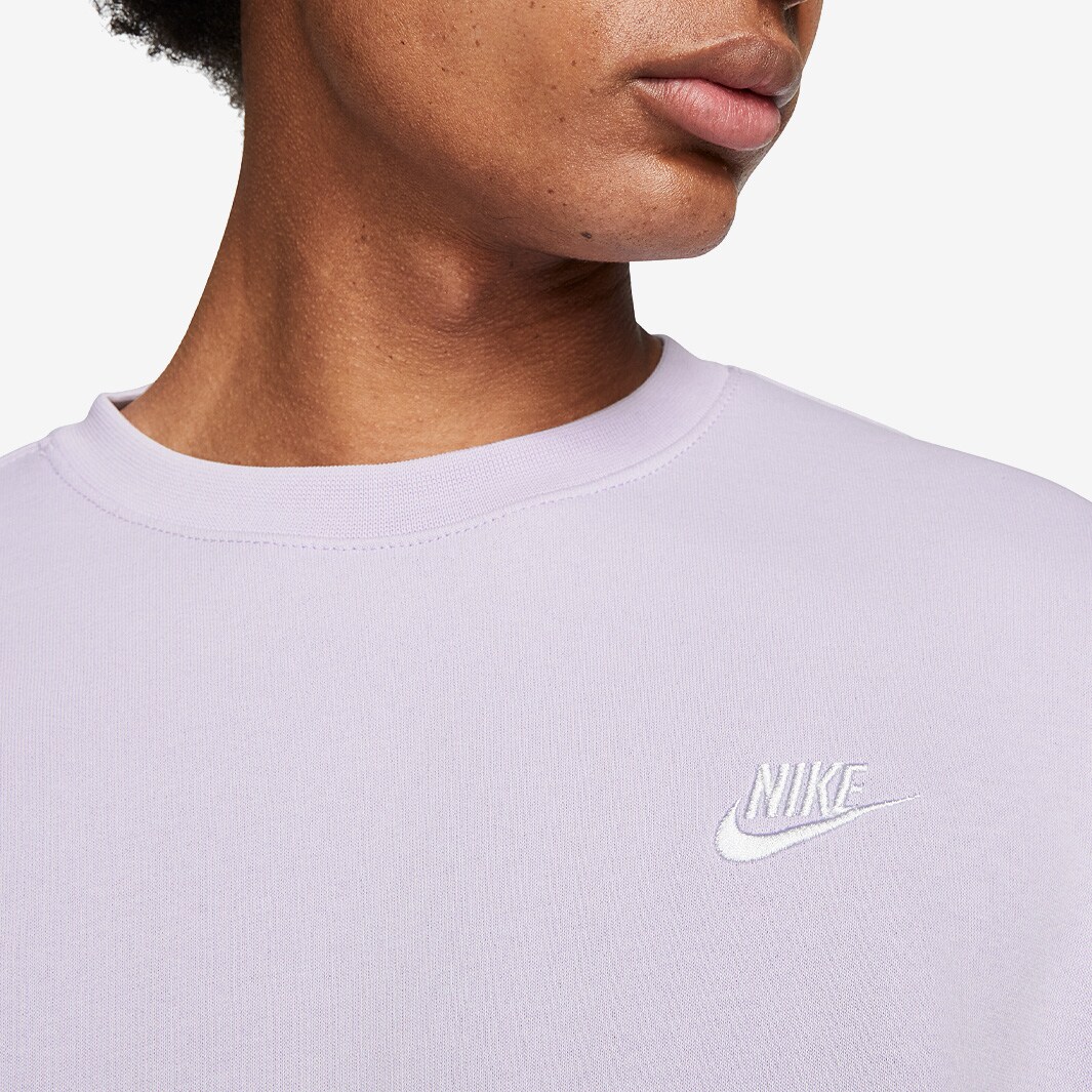 nike sportswear club fleece violet frost