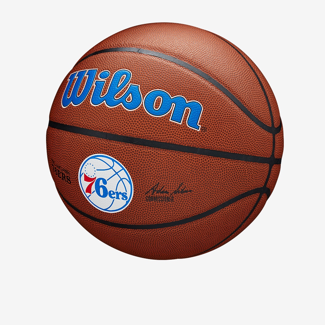 Wilson NBA Alliance Series Philadelphia 76ers - Size 7 - Brown ...