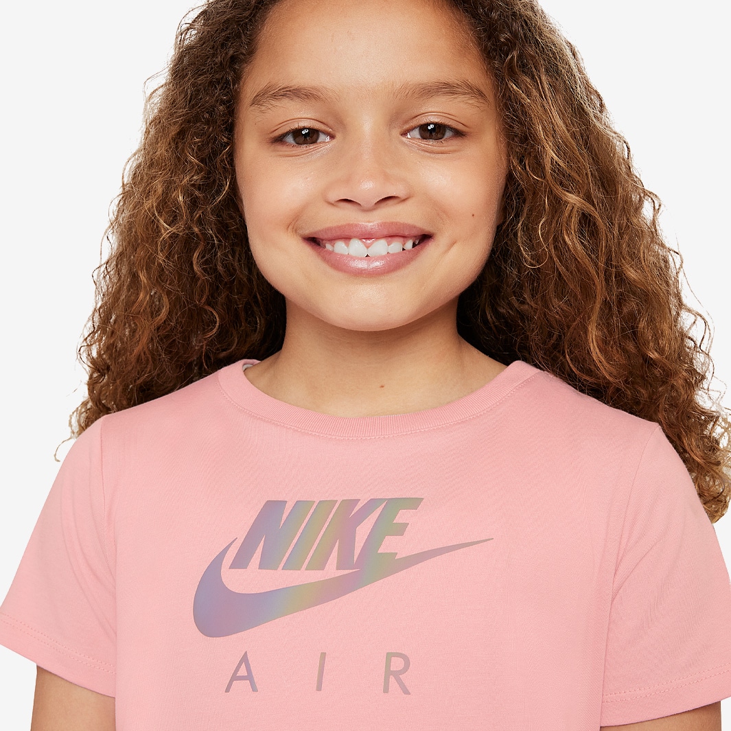 Nike Sportswear Girls Tee Crop Air - Pink Glaze - Tops - Girls Clothing