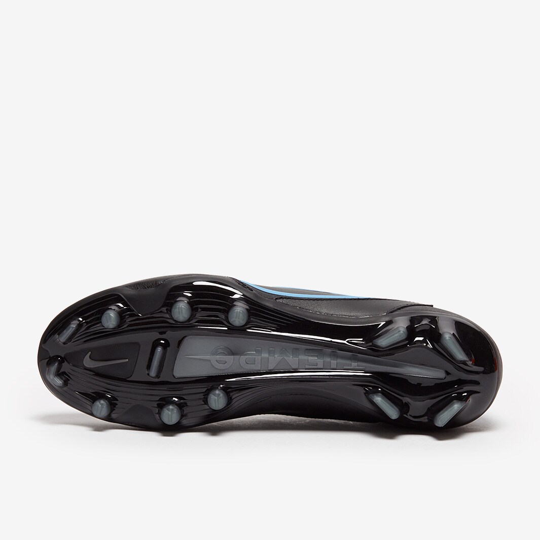 Nike Tiempo Legend IX Pro FG - Black/Black/Iron Grey - Mens