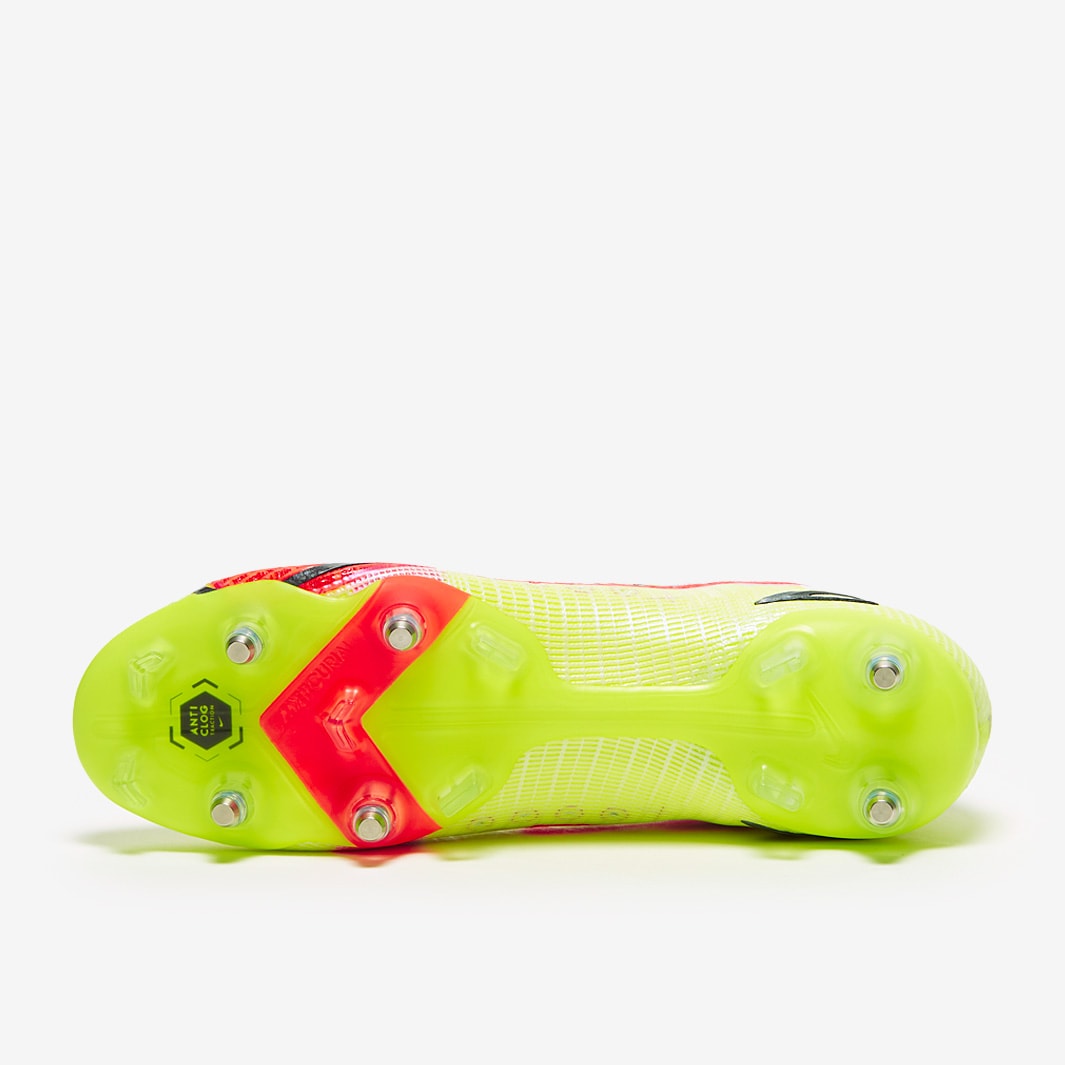 Nike Mercurial Vapor 14 Elite SG-PRO Anti-Clog Motivation - Volt/Bright  Crimson/Black - CV0988-760