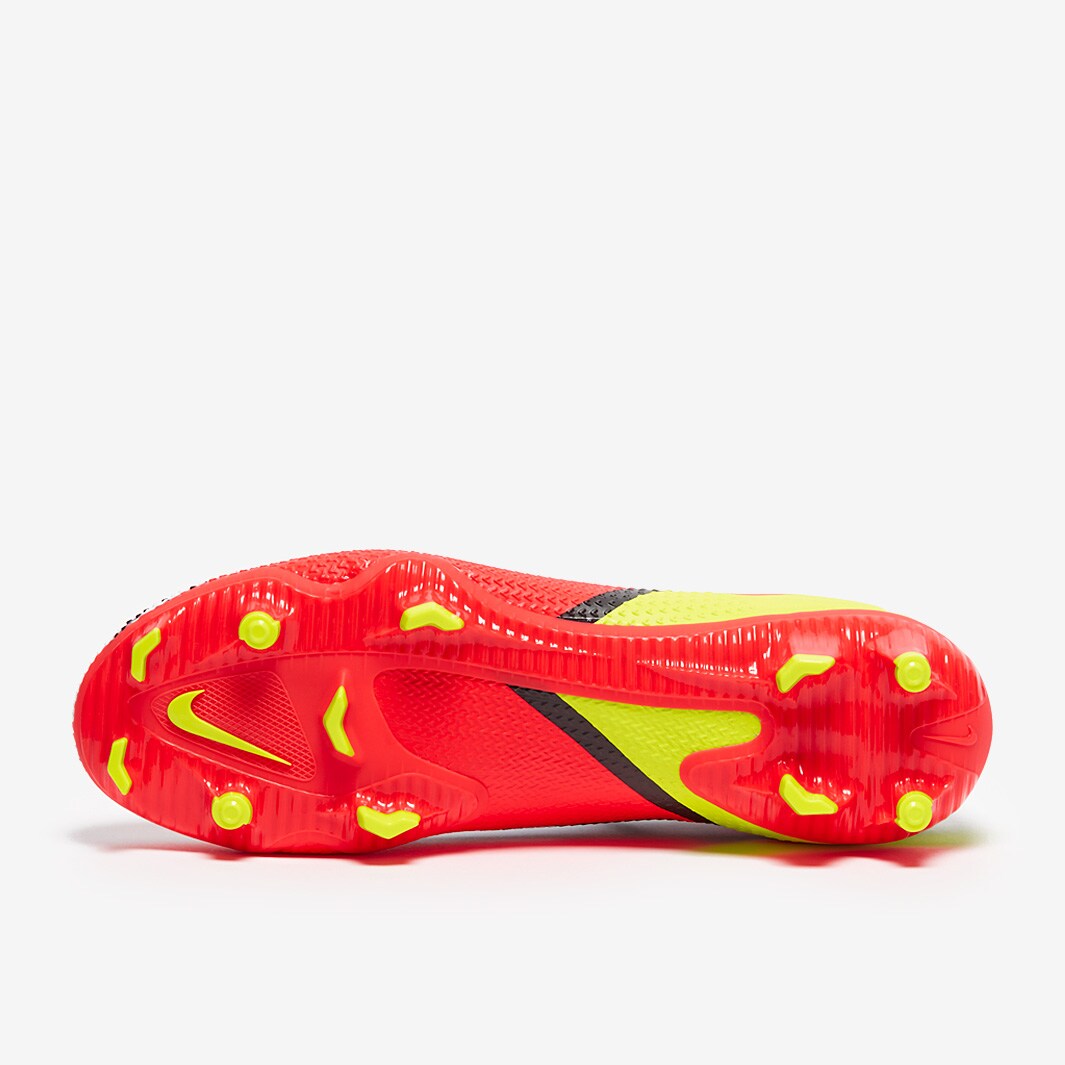 Nike Phantom GT II Pro FG - White/Bright Crimson/Volt - Mens