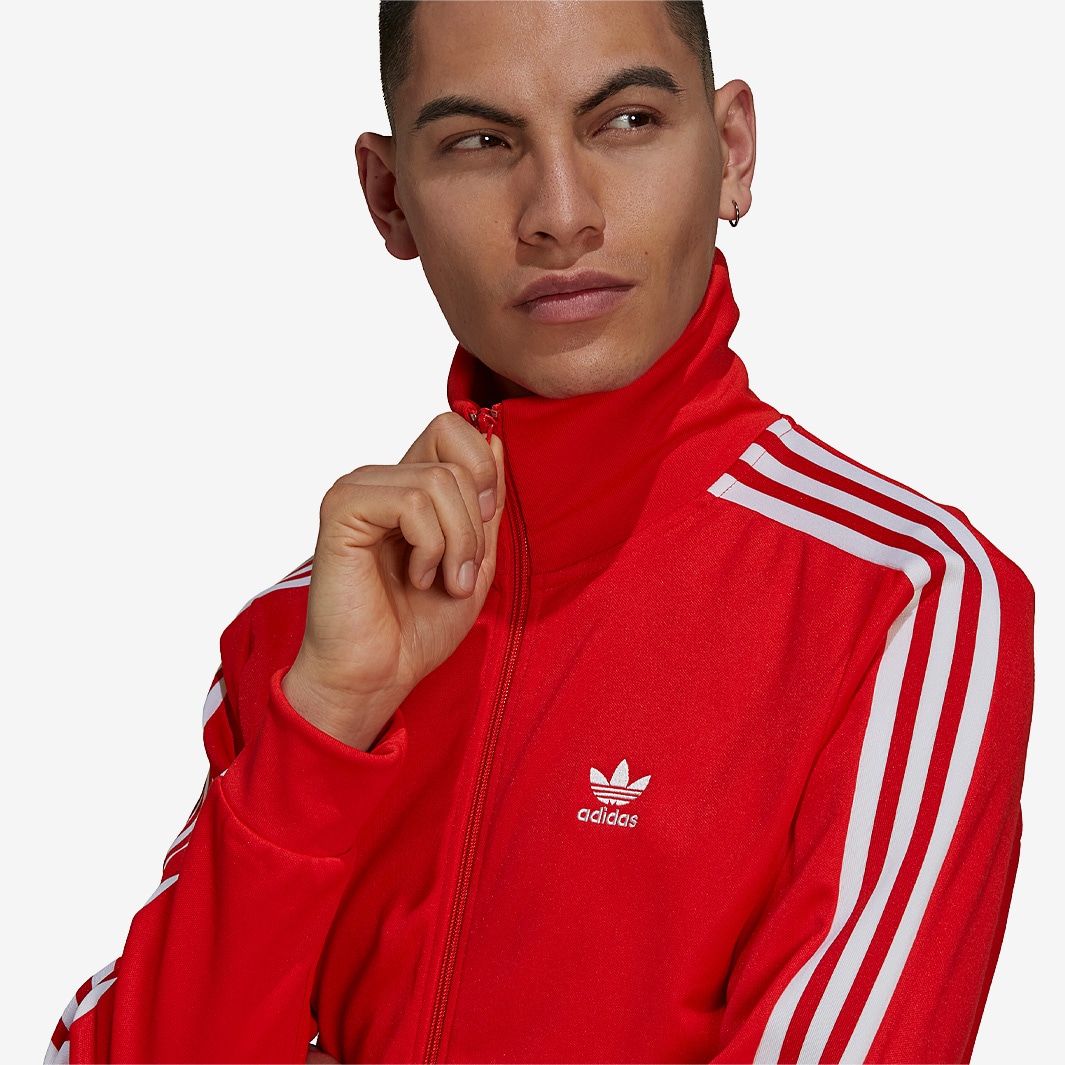 Originals Beckenbauer Track Top - Red - Tops - Mens Clothing | Pro:Direct Soccer