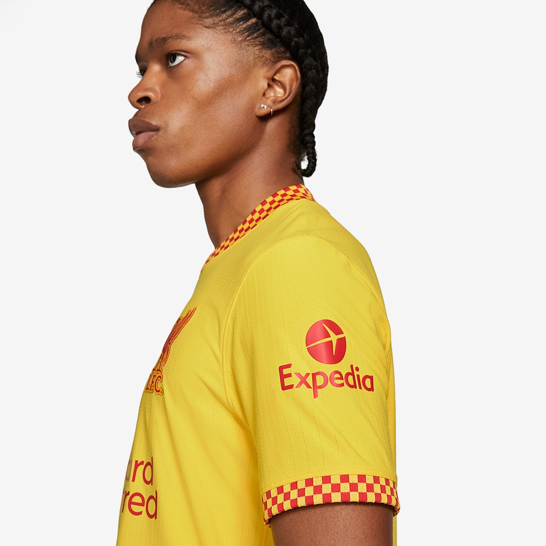 75％以上節約 ナイキ ユニフォーム トップス メンズ Liverpool Nike 2021 22 Third Vapor Match Custom Jersey  Yellow 通販