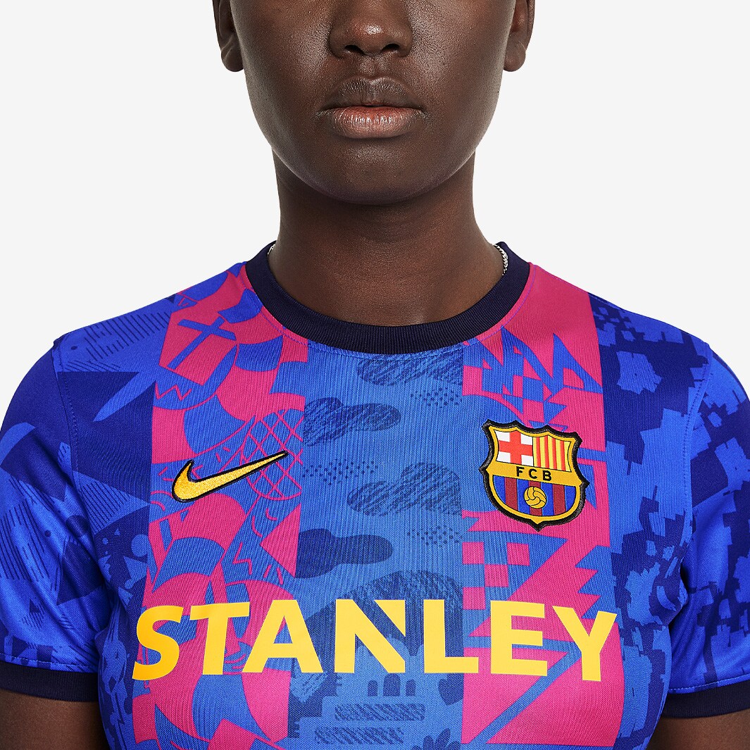Nike FC Barcelona 21/22 Womens Third Stadium SS Jersey