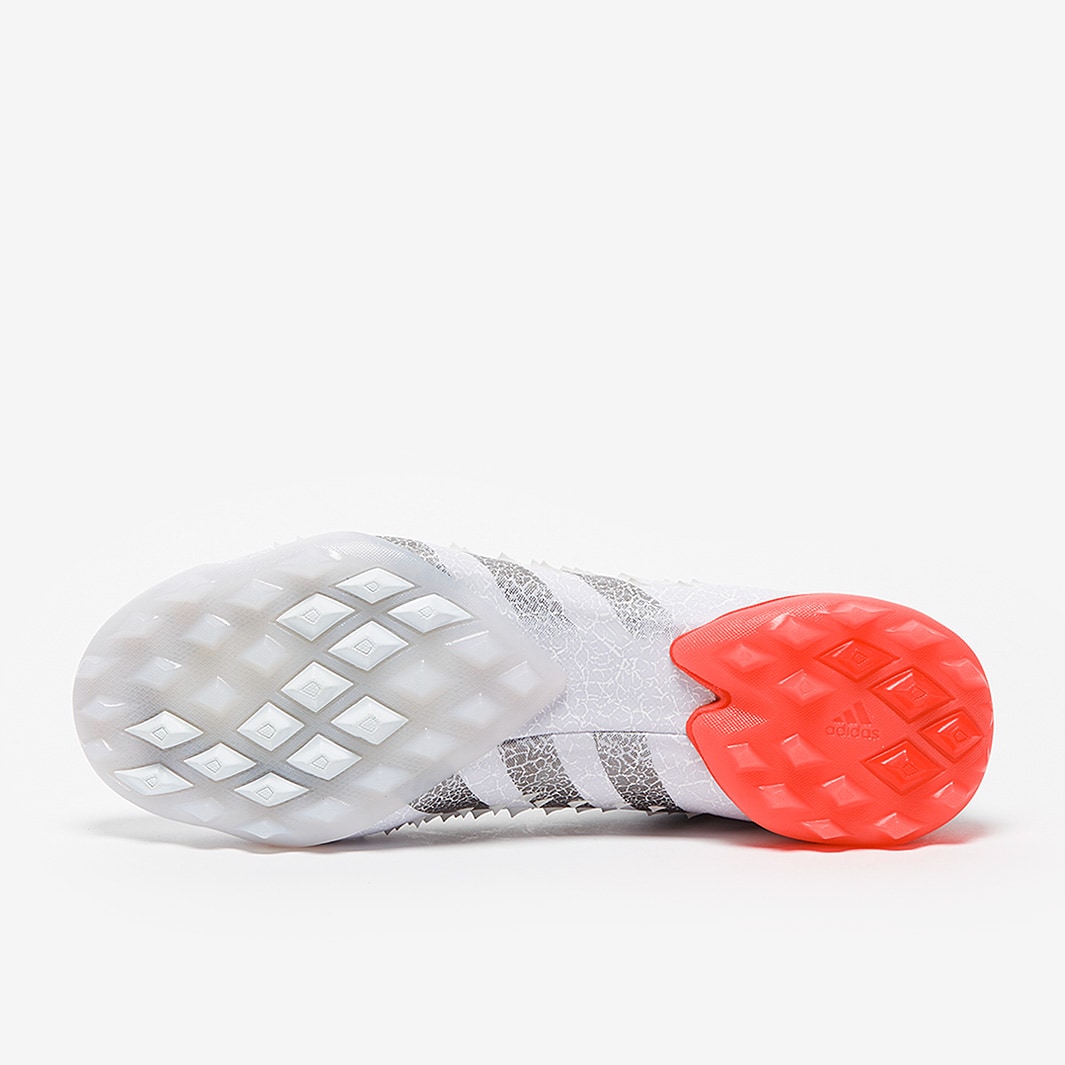 adidas Predator Freak+ TF - White/Iron Metallic/Solar Red