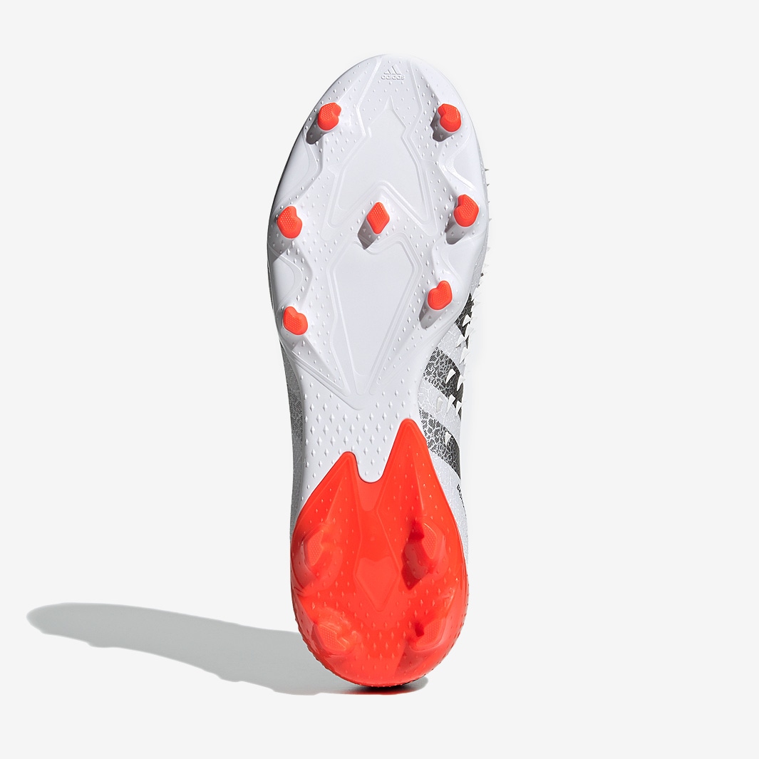 adidas Predator Freak .2 FG - White/Iron Metallic/Solar Red