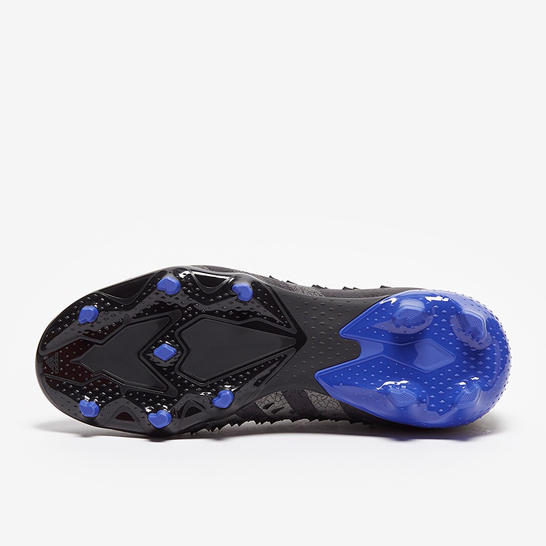 adidas Kids Predator Freak .1 FG - Core Black/Iron Metallic/Sonic Ink -  Junior Boots | Pro:Direct Soccer