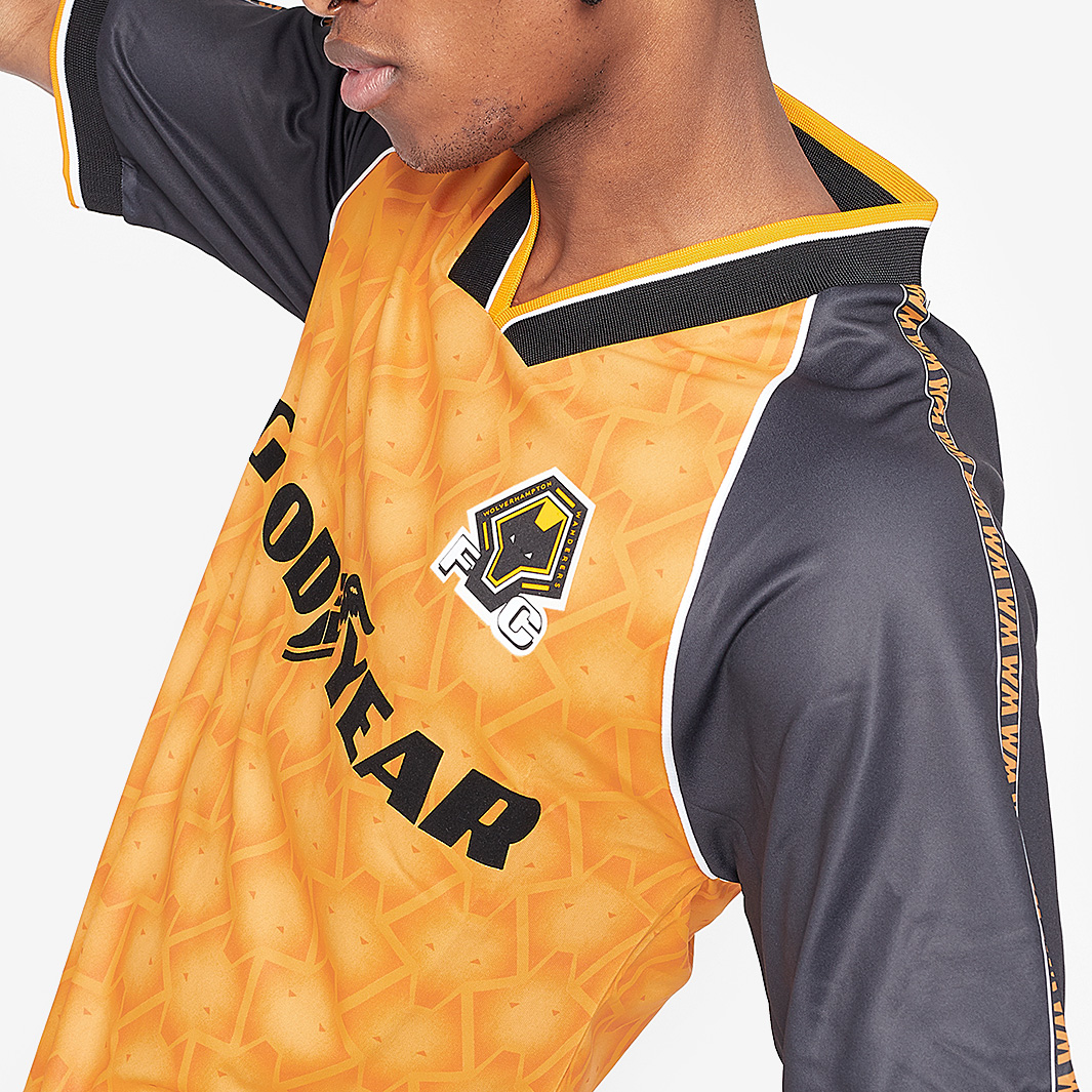Maillot Domicile Wolverhampton Wolves 1996/1998 - Réédition Score Draw - Taille M Adulte - Occasion Très Bon état