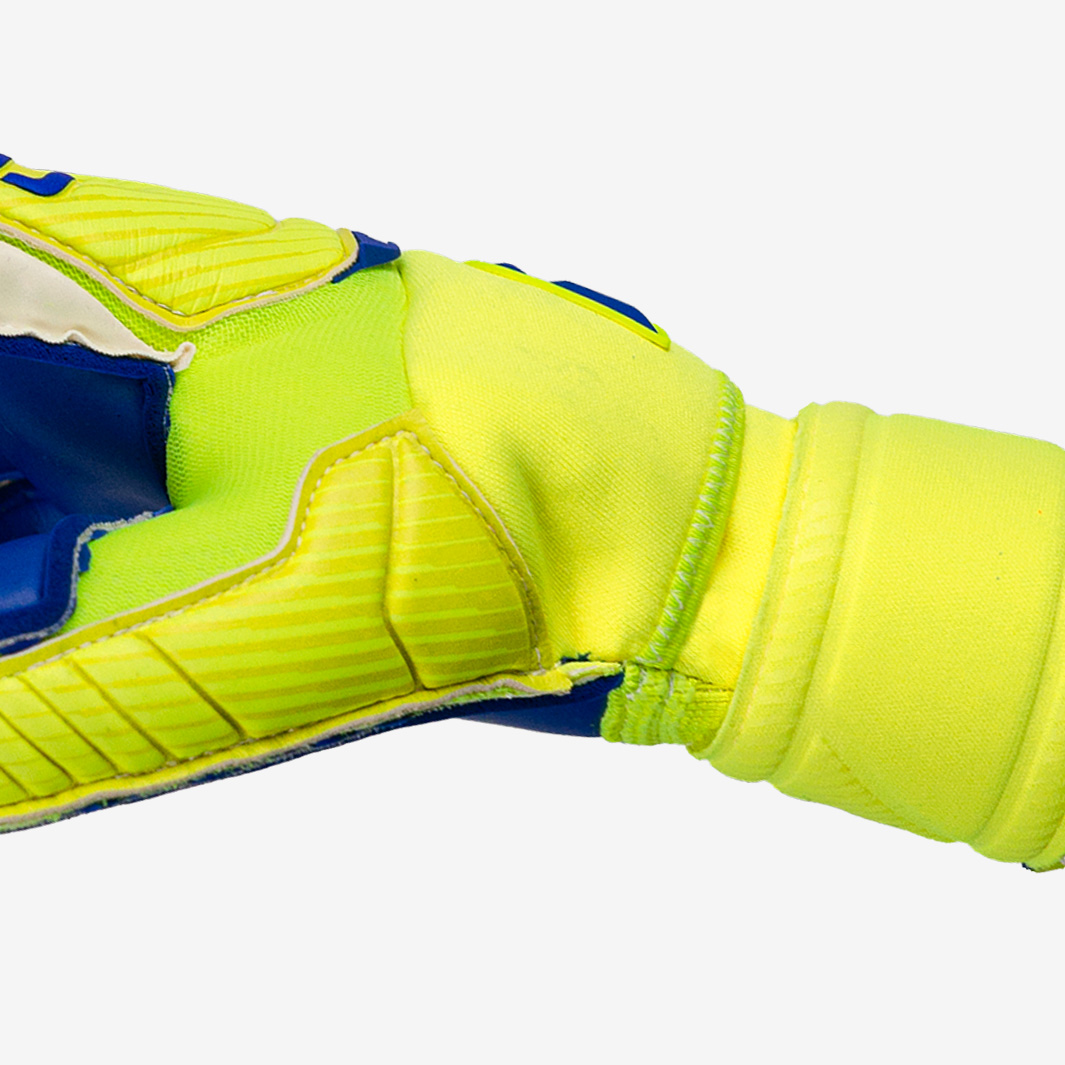 Reusch Attrakt Silver Junior Goalkeeper Glove - Deep Blue, With Grip Silver Latex For Comfort & Control
