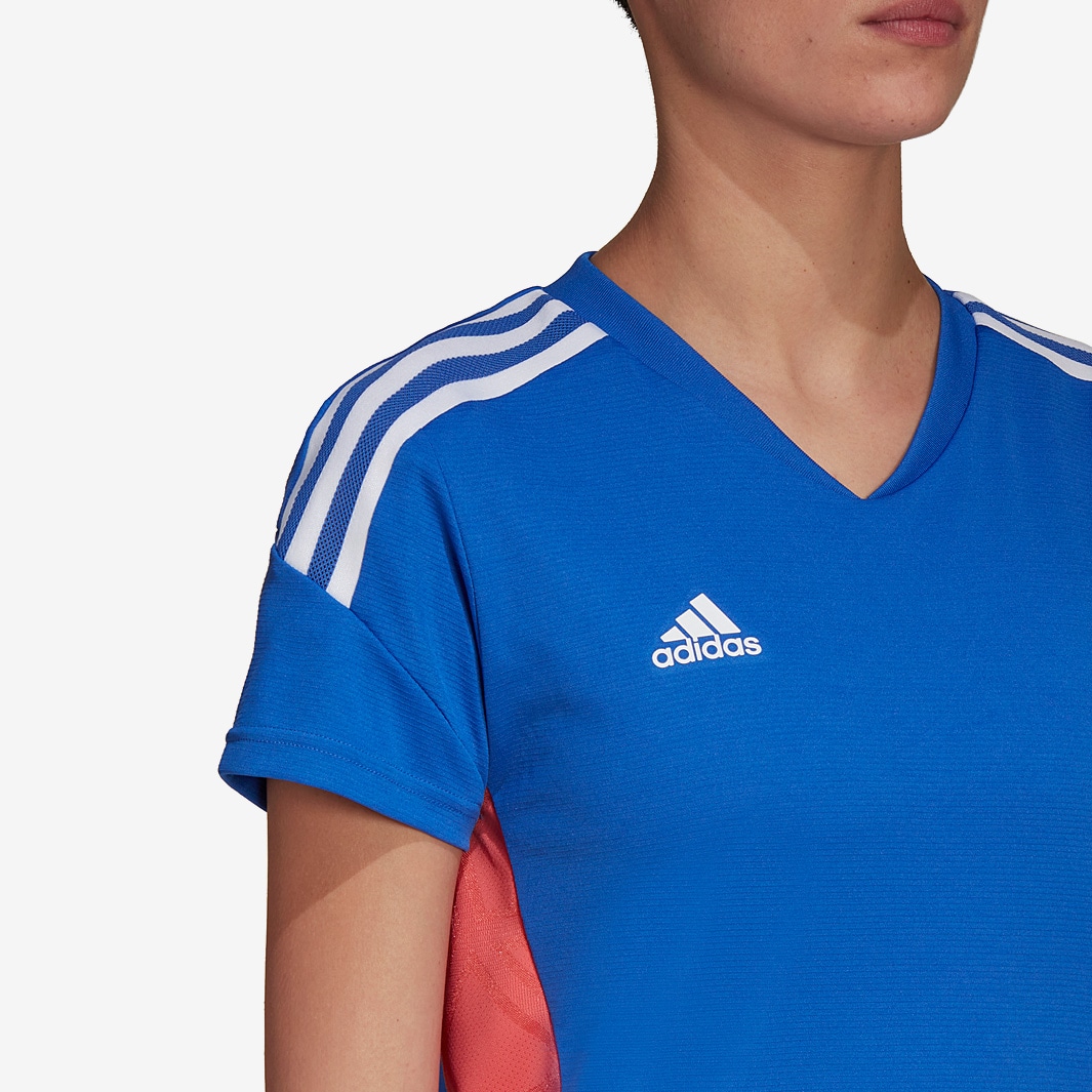 アディダス Adidas 【 Condivo 22 Predator Jersey Womens Women 】 レディース adidas Womens Condivo 22 Predator Jersey - Hi-Res Blue