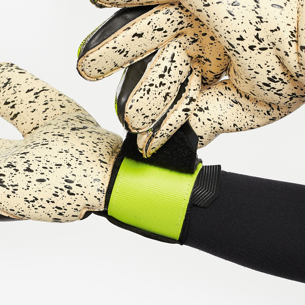 Uhlsport Gants De Gardien Supergrip Flex Frame Carbon - Noir/Jaune Fluo