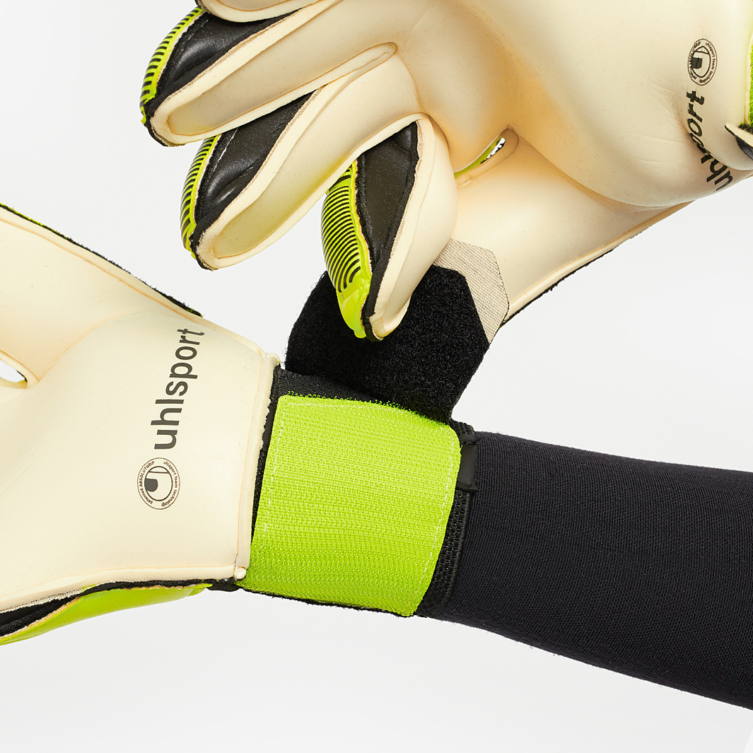 Guanti Da Portiere Uhlsport Absolutgrip Flex Frame Carbon Per Giovani E Bambini