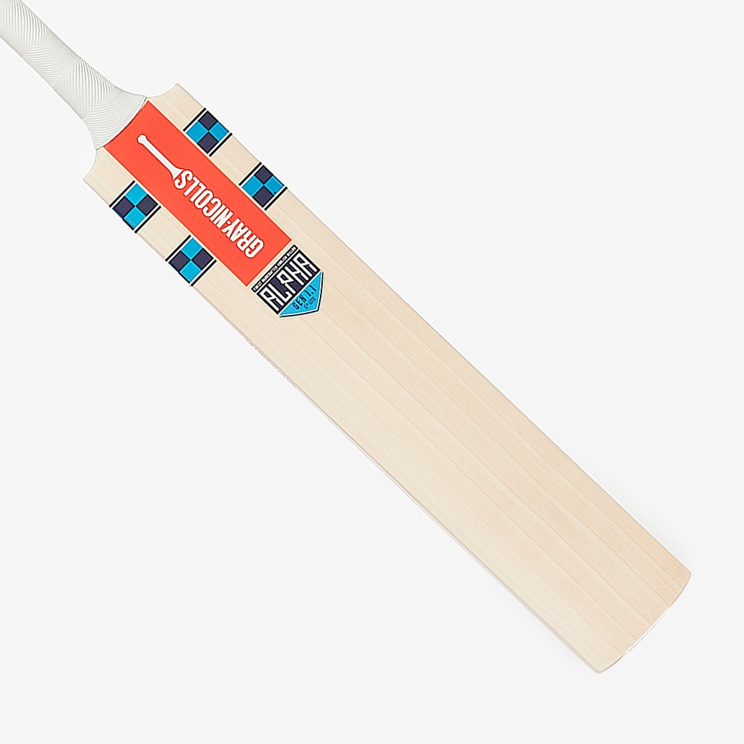 GrayNicolls Alpha Gen Players 1.1 Cricket Bat Blue/White Cricket